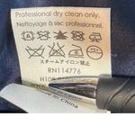 3.1 Phillip Lim  · Medium · Wool Silk Ruffle Coat Dress · Navy Blue Designer Photo 9