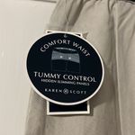 Karen Scott  Tummy Control Comfort Waist Khaki Capri Photo 2