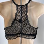 Victoria's Secret Black Lace Halter Bralette Photo 2