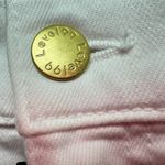 Anthropologie Level 99 Hudson Crop Wide Leg Jeans White 27 Raw Hem Flare Chic Photo 9