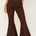Shyanne  Paisley Ultra Flare Jeans Photo 0