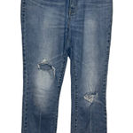 Daze Women's Jeans Splatter Straight Leg Frayed Hem Denim D6201VOT Photo 0