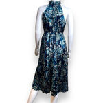 Nicole Miller  Halter Neck Midi Dress Women’s Size XS Soft and Silky! Photo 7