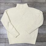 Madewell  Cream Mock Neck Knit Cozy Sweater Photo 1