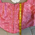 Princess Polly NWT Day Dream Pink Patterned Corset Top Photo 4