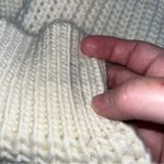 Apiece Apart Cream Crewneck Wool Sweater APPROX. Size LARGE No Size Tag *FLAWED Photo 9