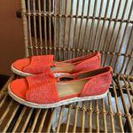 Eileen Fisher  Mews Magma Melange Orange Stretch Espadrilles Flat Sandals Size 8 Photo 4