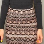 Charlotte Russe Aztec Print Brown Bodycon Mini Skirt Photo 0