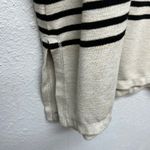 Max Studio Striped Sweater Top Womens 3X Casual Workwear Neutral Modest Stretch Black Photo 4