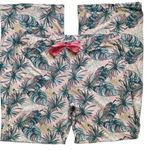 NWT Breakfast In Bed Palm Tree Botanical Print Pajama Set Green Size L Photo 2