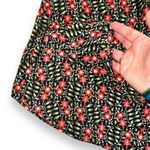 Ny Collection Womens Tunic Top Blouse Shirt Floral Print Chiffon Black Red 2X Photo 7