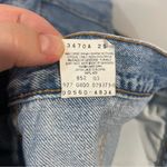 Levi's Vintage Levi’s Relaxed Fit Light Blue Jeans 36x30 | Straight Leg 90s Denim Photo 7