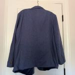 Stafford Men’s Chambray Blue Blazer Size 52 Reg Signature Classic Fit Photo 1