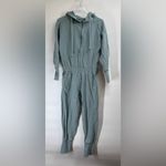 Free People  Movement Training Day Jumpsuit Eucalyptus Light Green‎ size small Photo 3