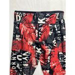DKNY Sport Womens Black Red Palm Leaf Print Capri Leggings Size M Active Size M Photo 8