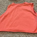 Lands’ End Coral Cropped Shirt Photo 1