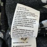 American Eagle Small Cropped Top Floral Spaghetti Strap Ruffled Navy Blue Multi Photo 8