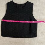 Theory Women’s Cropped Black Sleeveless Top With Zippered Back Photo 13