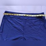 Women's Blue Short Mid Rise Swim Bikini Shorts Sommer Pool Lightweight Size XL Photo 4