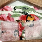 T Tahari Tahari Size 12 Linen Blend Floral Collared Sheath Dress Bridal Shower Wedding Photo 6