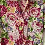 Laura Ashley Vintage Floral Button Up Shirt Photo 3
