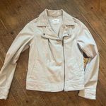 American Eagle  cream fitted classic moto XS jacket Photo 0