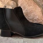 Aquatalia Womens Falco Chelsea Ankle Bootie Suede Heeled Boots Photo 0