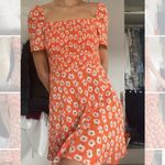ZARA ✨ HP✨ orange floral dress ✨ Photo 5