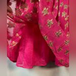 Ciebon Hot Pink and Gold Metallic Star Mini Dress Size Small Photo 5