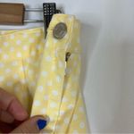 Cambridge Dry Goods Yellow Polka Dot Cotton Capri Pants Womens 12 Photo 1