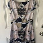 Vince Camuto Women’s Size 4 Jacquard Sheath Dress in Pink Gold Style Photo 7