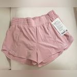 Lululemon  NWT Hotty Hot High Rise Lined 4”Shorts Pink Haze Size 12 Photo 7