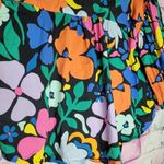 Karlie BOLD FLORAL BUTTON FRONT SHIRT PUFF BALLOON SLEEVE LARGE ART TO WEAR Photo 9