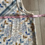 Peck & Peck Women’s Cream Sleeveless Paisley Blouse Size Large Photo 4