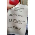 White Cross Butterfly Print Scrub Top‎ V Photo 3