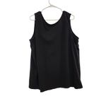 Woman Within  Black Pullover Sleeveless Crewneck Casual Basic Tank Top Size 2X Photo 1