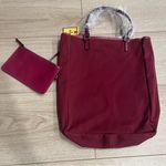 Fendi NWT  Magenta Pink Leather Nylon Mini Shopper Tote with Change Purse Photo 5