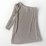 Parker  Sequin Beaded‎ Sparklecore One Shoulder Mini Dress Chic Party Cocktail L Photo 2