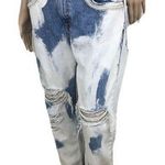 Anthropologie Custom Current/Elliott Embellished Boyfriend Jeans Photo 0