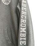 Abercrombie & Fitch Vintage Y2K Zip Up Hoodie Spellout Sherpa Lined Size Med Photo 3
