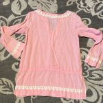 Lilly Pulitzer Lily pulitzer long sleeve v neck 100% linen top. Excellent condition size small Photo 3
