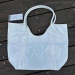NWT White Crocodile Print Helen Barrr for Bloomingdales Tote Shoulder Bag Purse Photo 0
