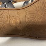 BOC Born Womens Size 8 M Blue Strappy Weaved Leather Sandal Photo 8