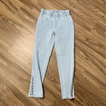Soft Surroundings Size XSP XS Petite Jeggings Metro Light Wash Denim Ankle Snaps Photo 2