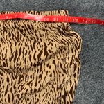 Missguided petite animal print maxi skirt side slits size 4 Photo 3