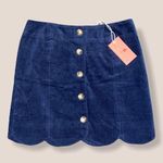 Southern Proper NWT  Navy Corduroy Skirt Photo 0
