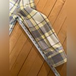 Outerknown Blanket Shirt Jacket Shacket in Yellow and Gray Plaid Photo 7