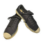 Loft Women’s Espadrille Lace Up Sneakers Black Size 8 Photo 7