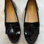 Michael Shannon  Women’s Faux‎ Patent Leather Black Tasseled Loafers Photo 0