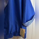Adolfo Women's Blue Varsity Jacket. Made in USA Size L Photo 2